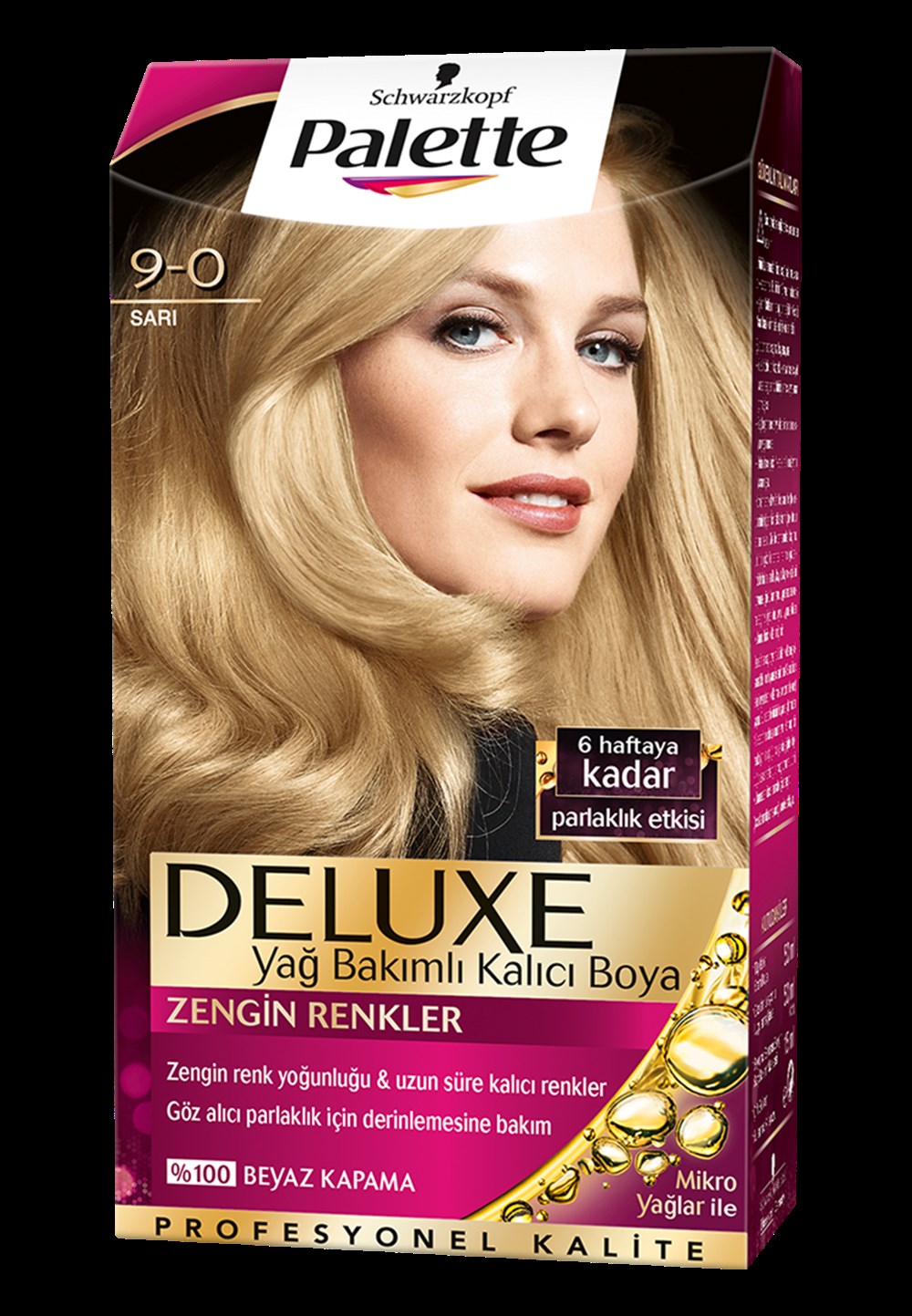 Palette Deluxe Saç Boyası 9-0 Sarı | Netegir.com