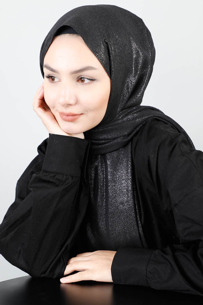 4213 Simli Siyah Şal
