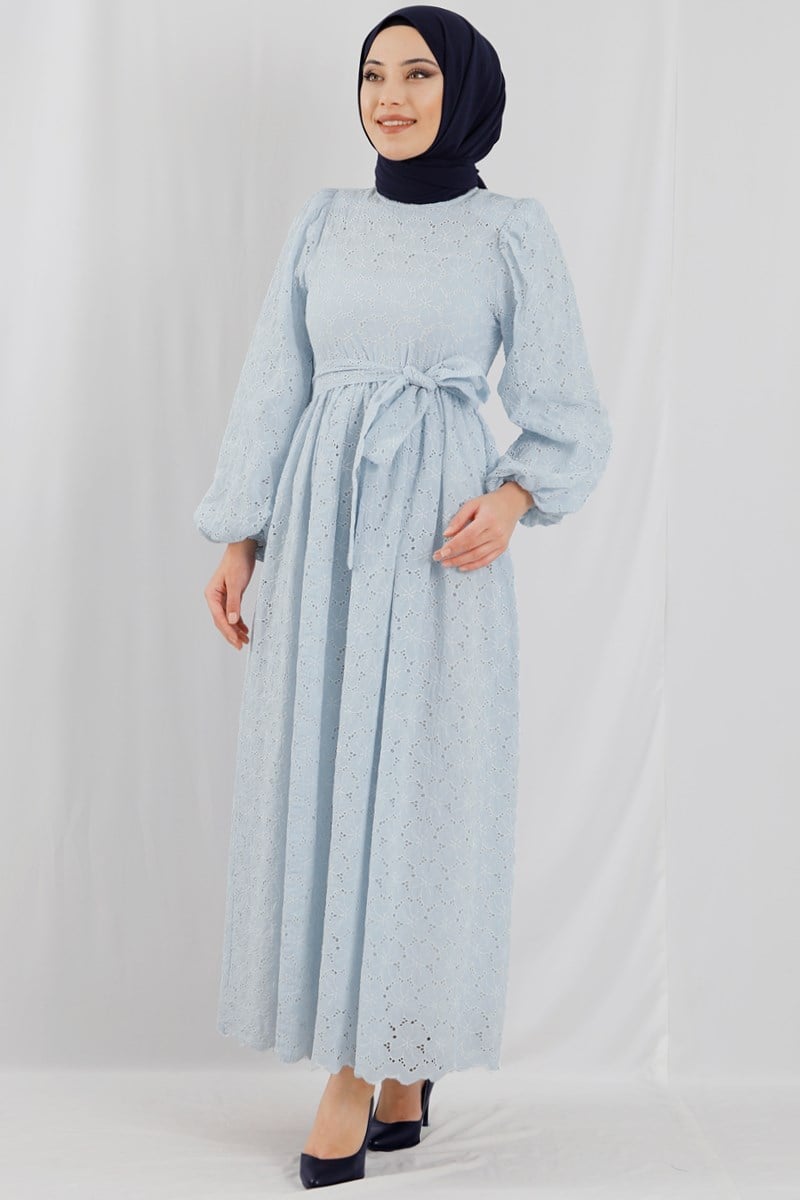 Brode Prenses Elbise Bebe Mavi