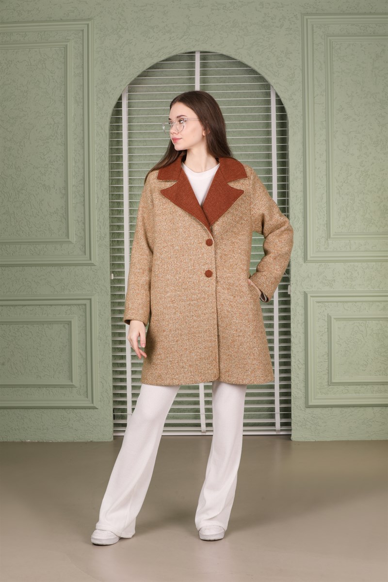 Chanel Garnili Kaşe Ceket Camel