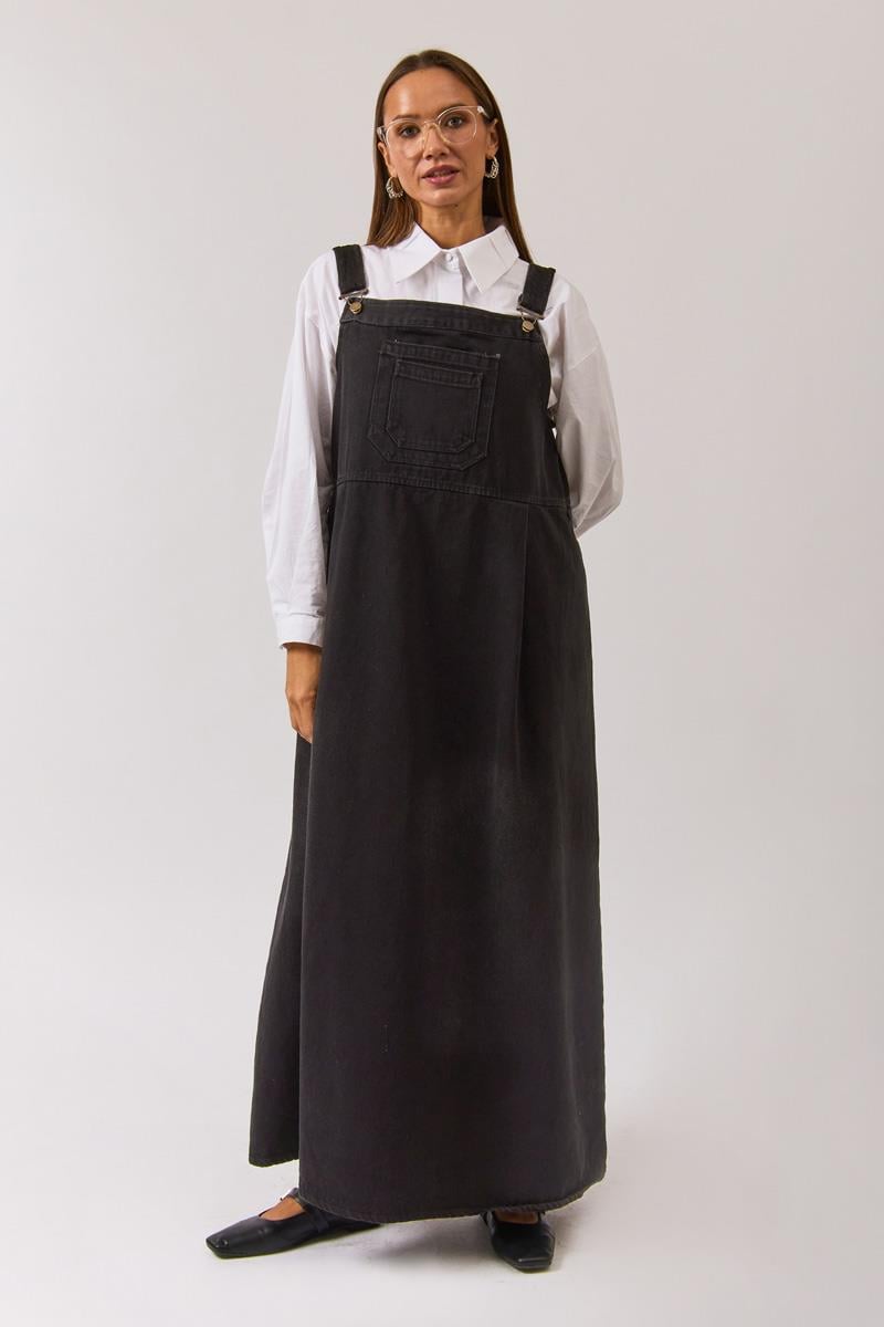 Çift Cepli Denim Jile Koyu Mavi