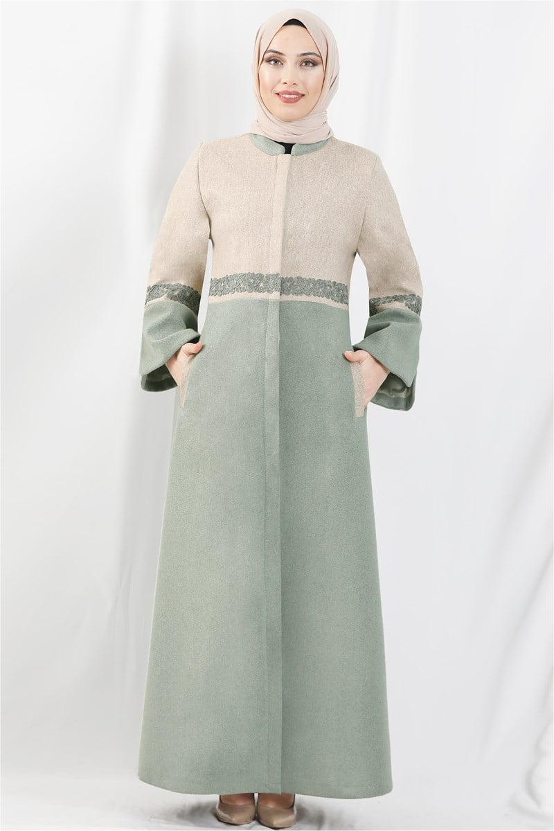 Duo Kaşe Kaban Mint