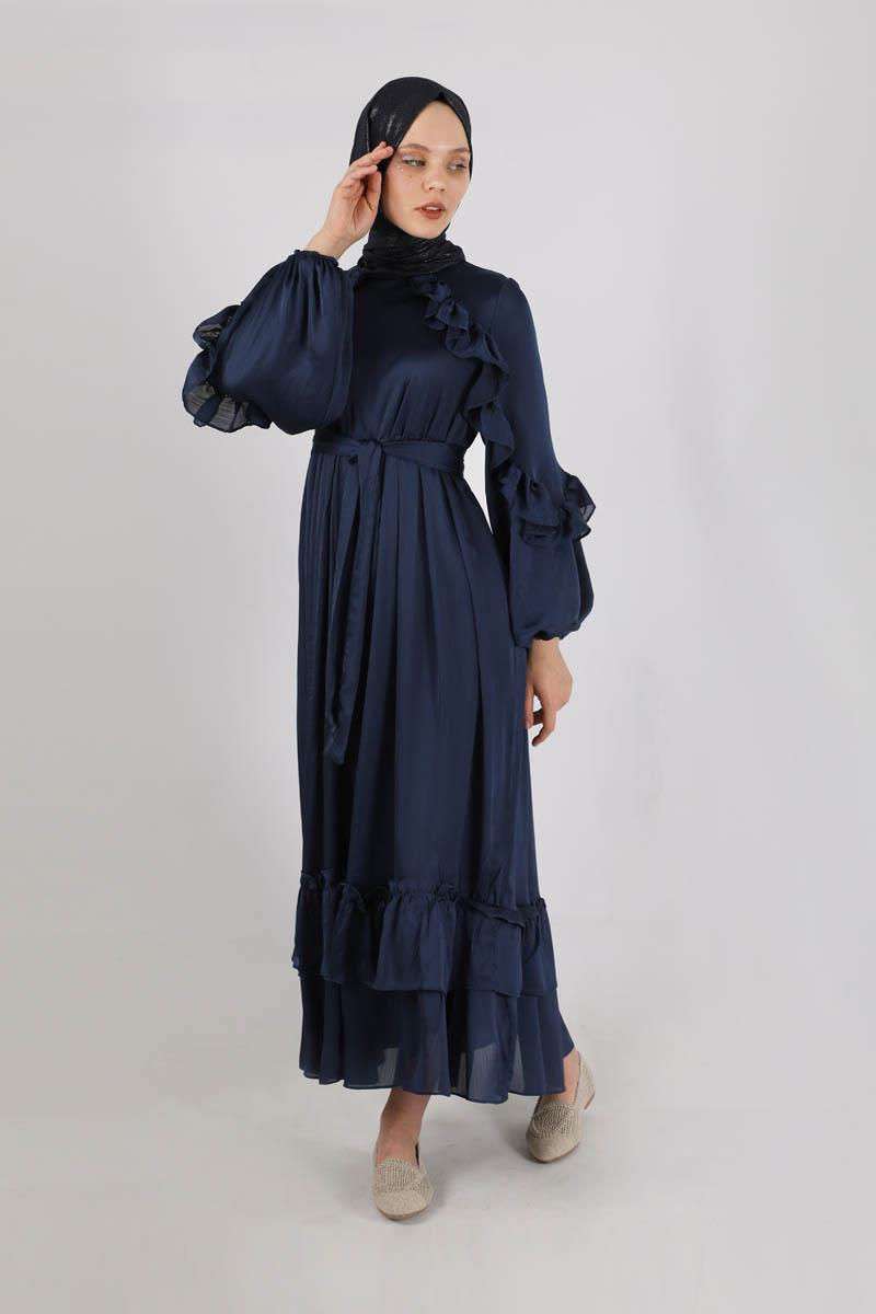 Faba Abiye Elbise Lacivert