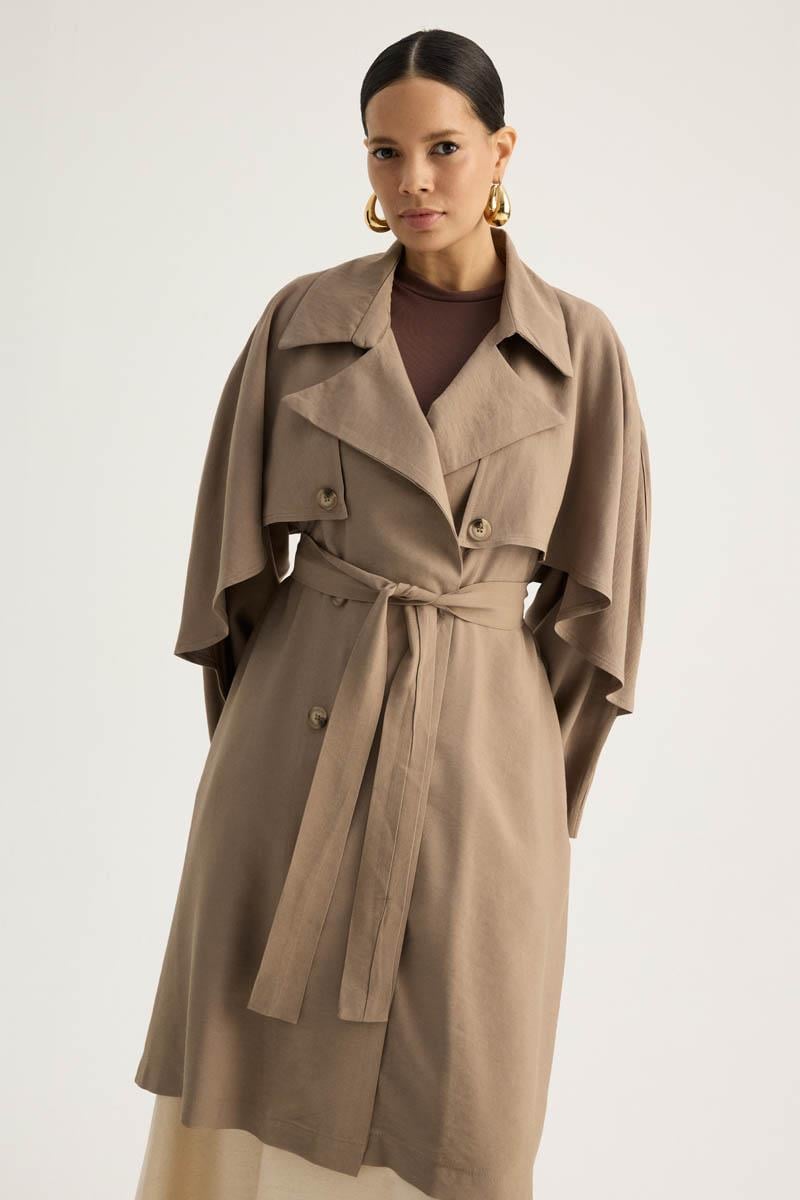 Laçin Trençkot Vizon