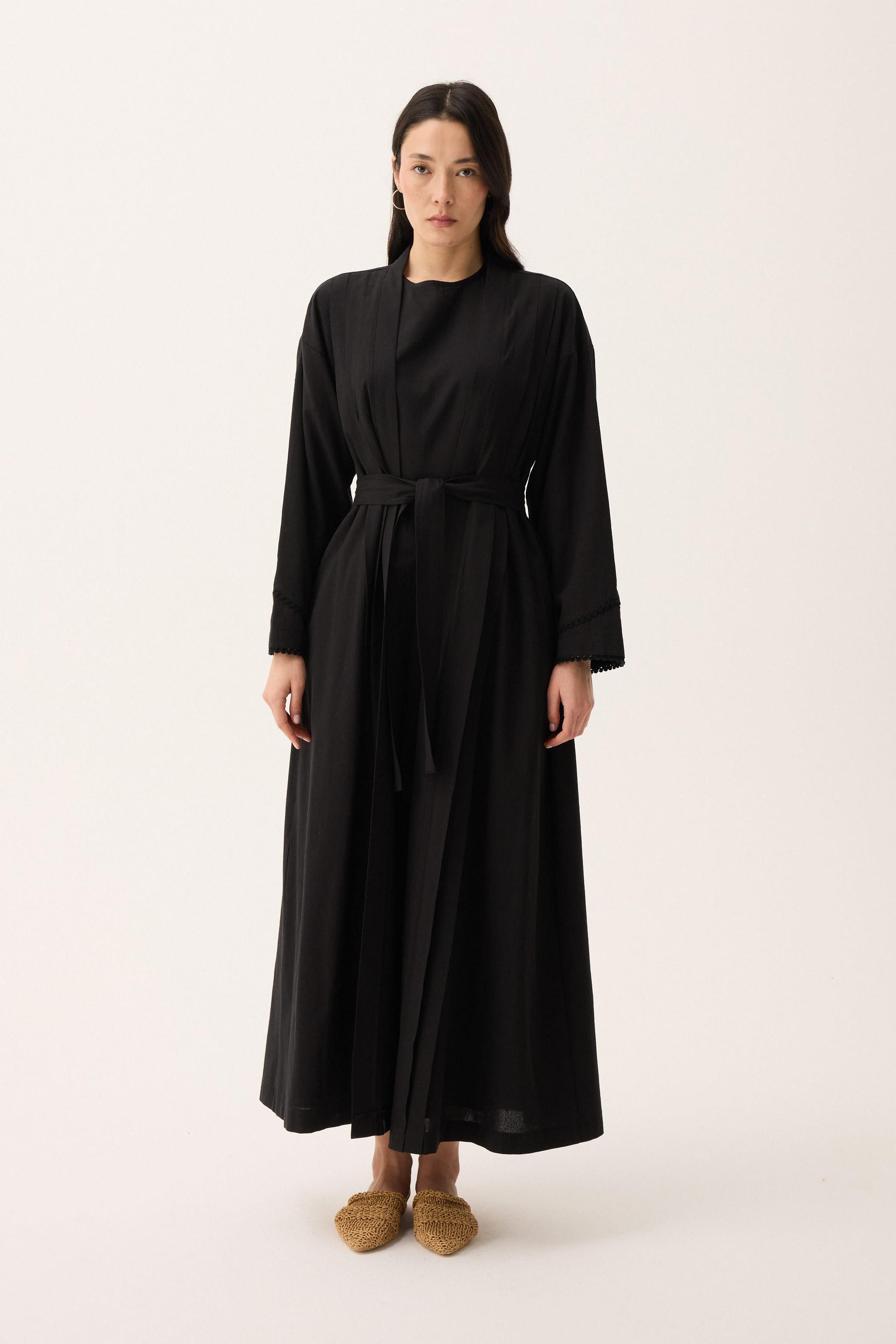 Mayda Abaya Takım Siyah