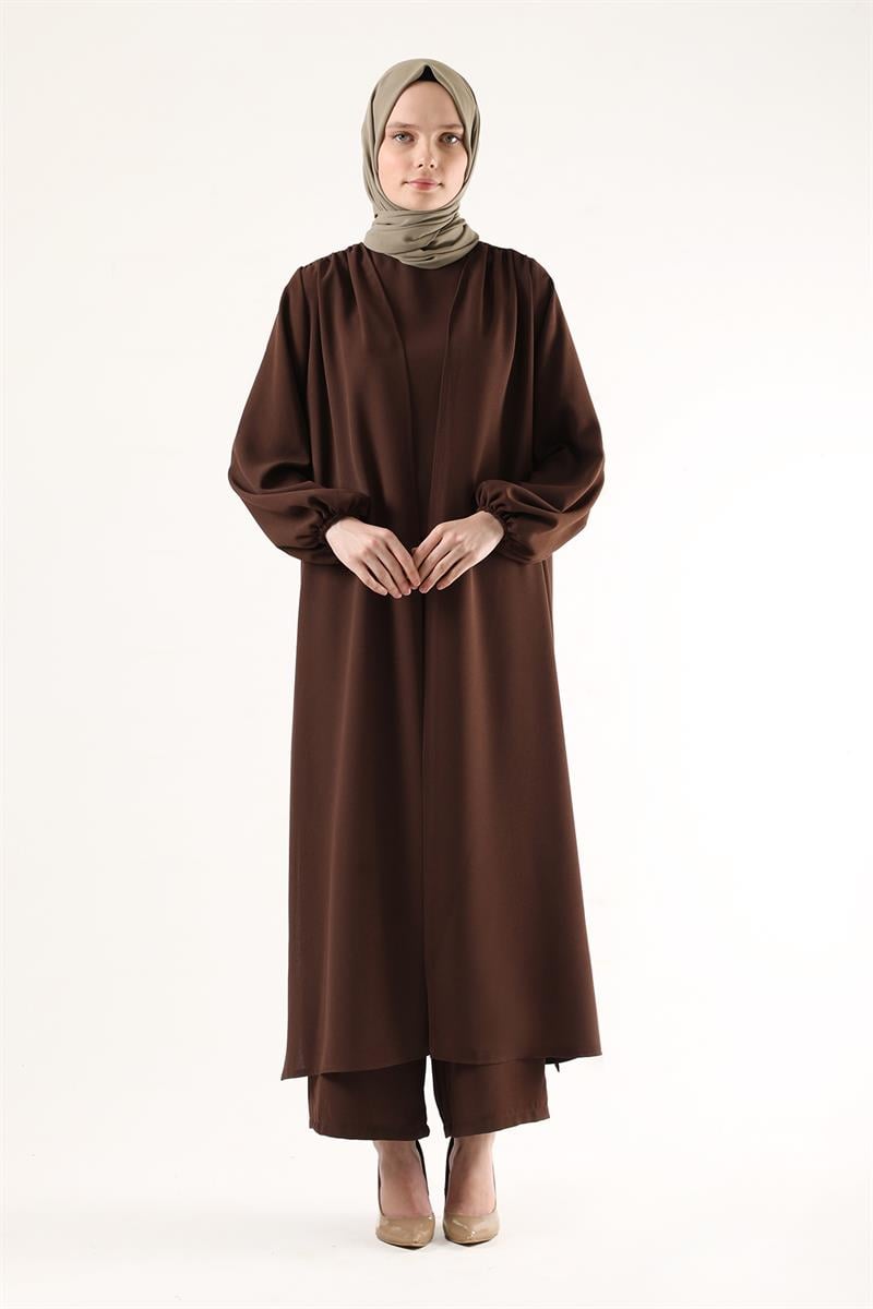 Soft Kimono Takım Kahve