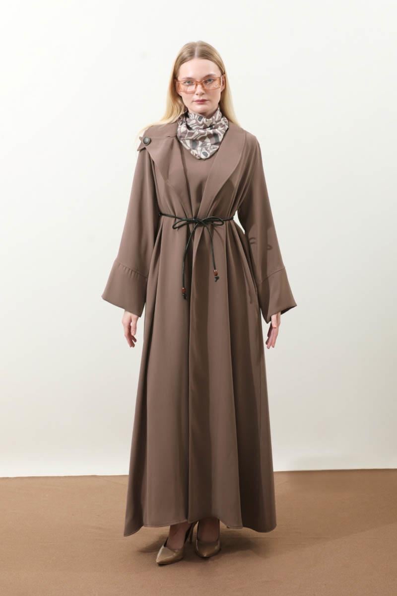 Umay Abaya Takım Koyu Vizon