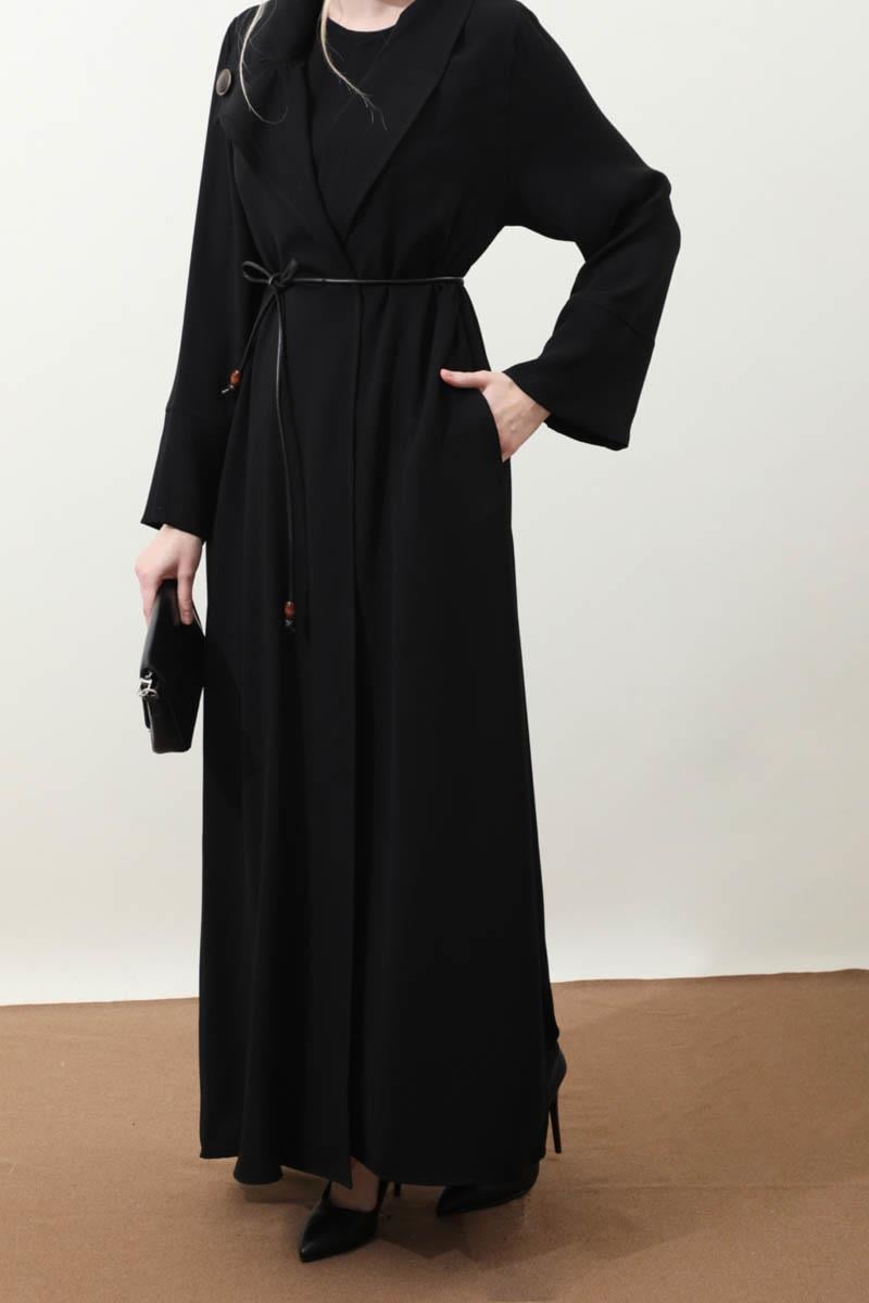 Umay Abaya Takım Siyah