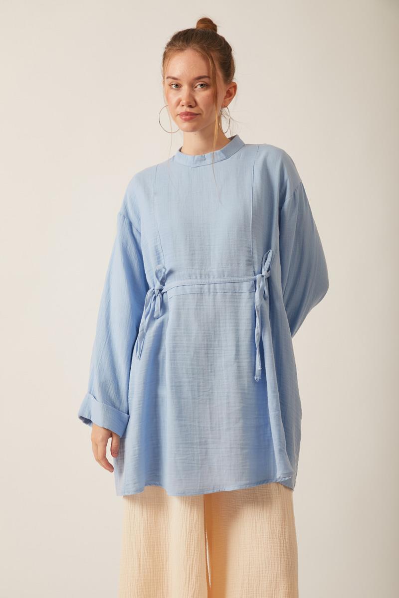 Ünsa Müslin Tunik Bebe Mavisi