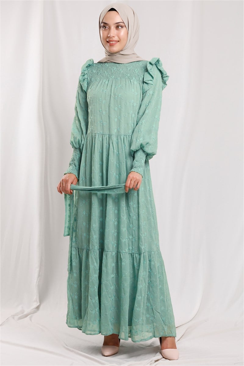 Vintage Elbise Mint