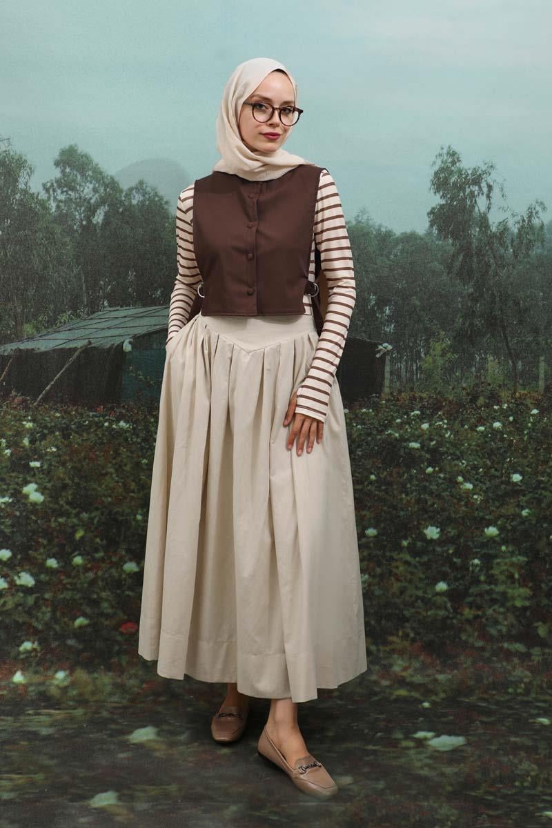 Kloş Keten Etek Taş