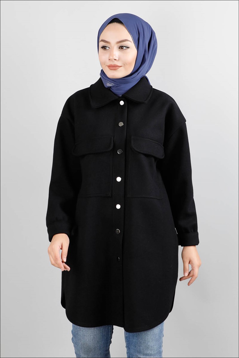 1178 Oversize Siyah Ceket 