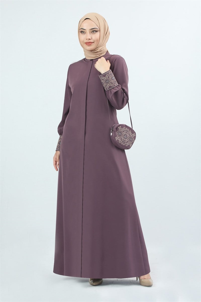 1391 Çantalı Lila Ferace