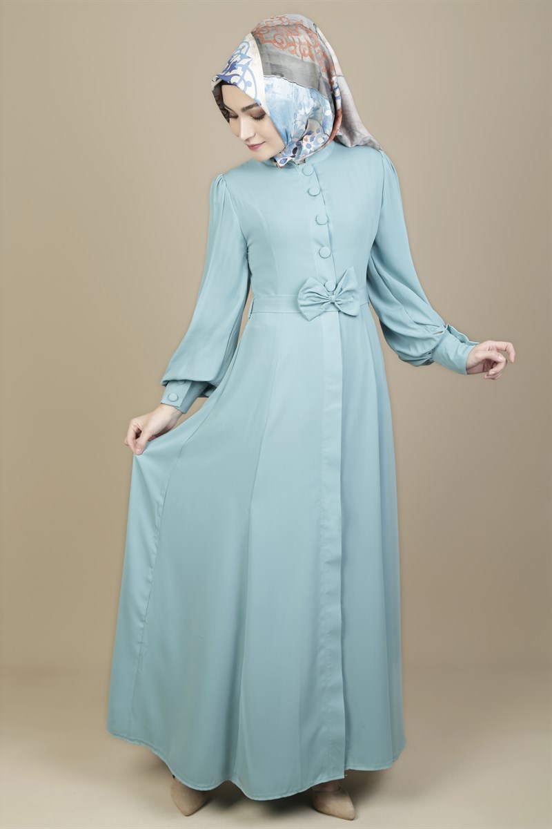 3111 Kemeri Fiyonklu Mint Ferace