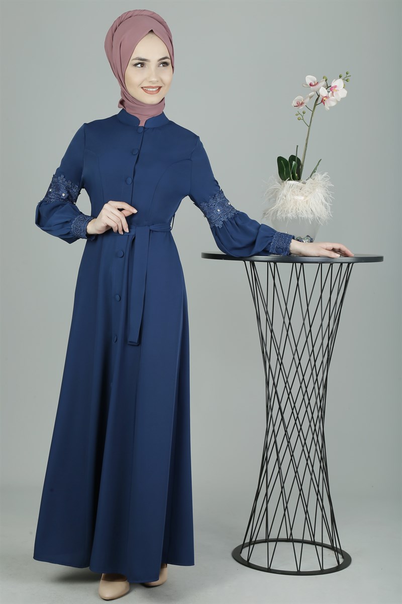 3217 Mitis Desenli İndigo Ferace