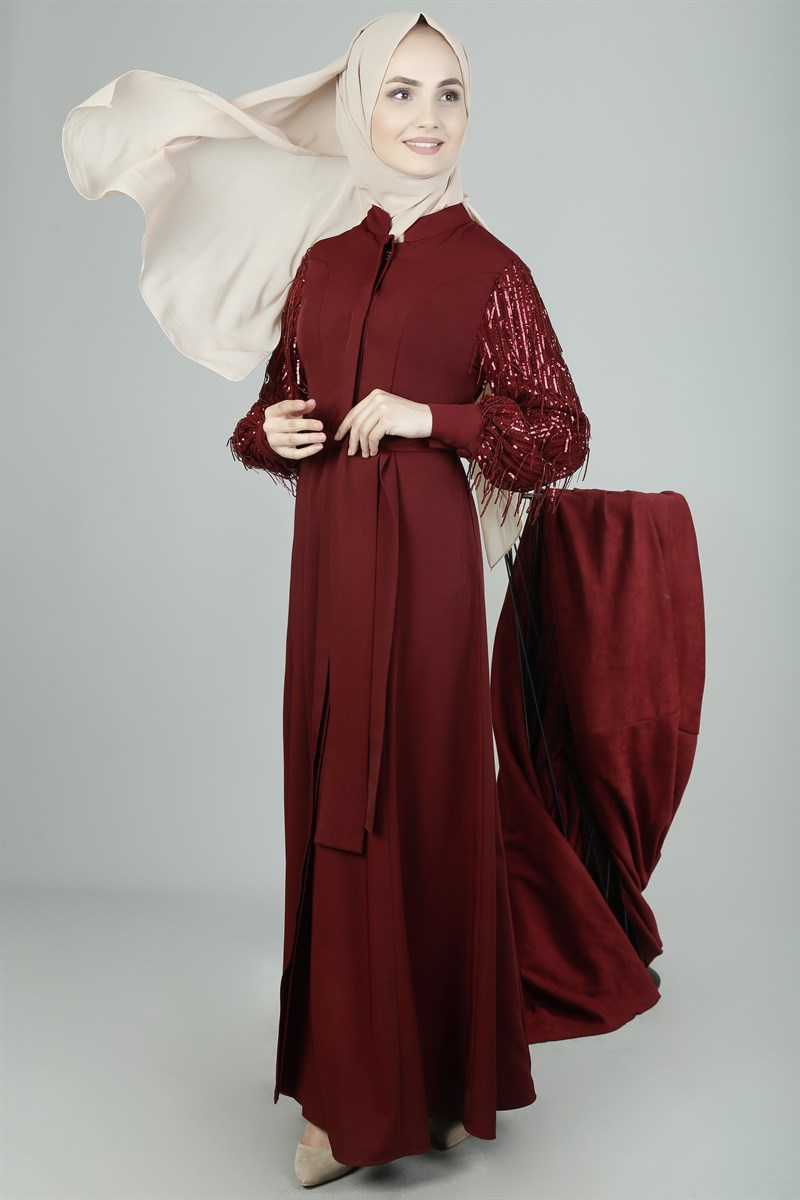 3321 Pulpayetli Bordo Ferace