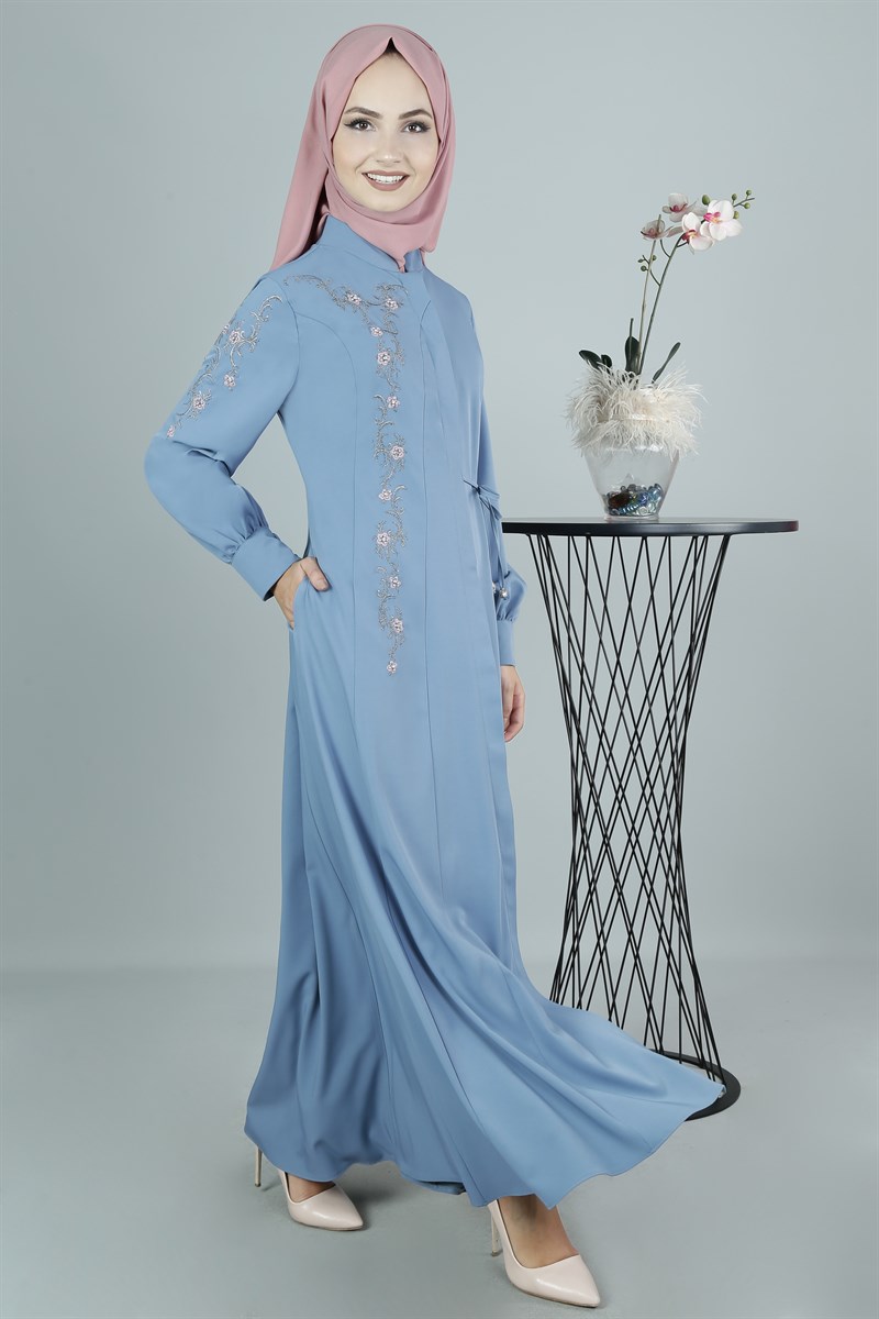 3349 Çiçekli İndigo Ferace