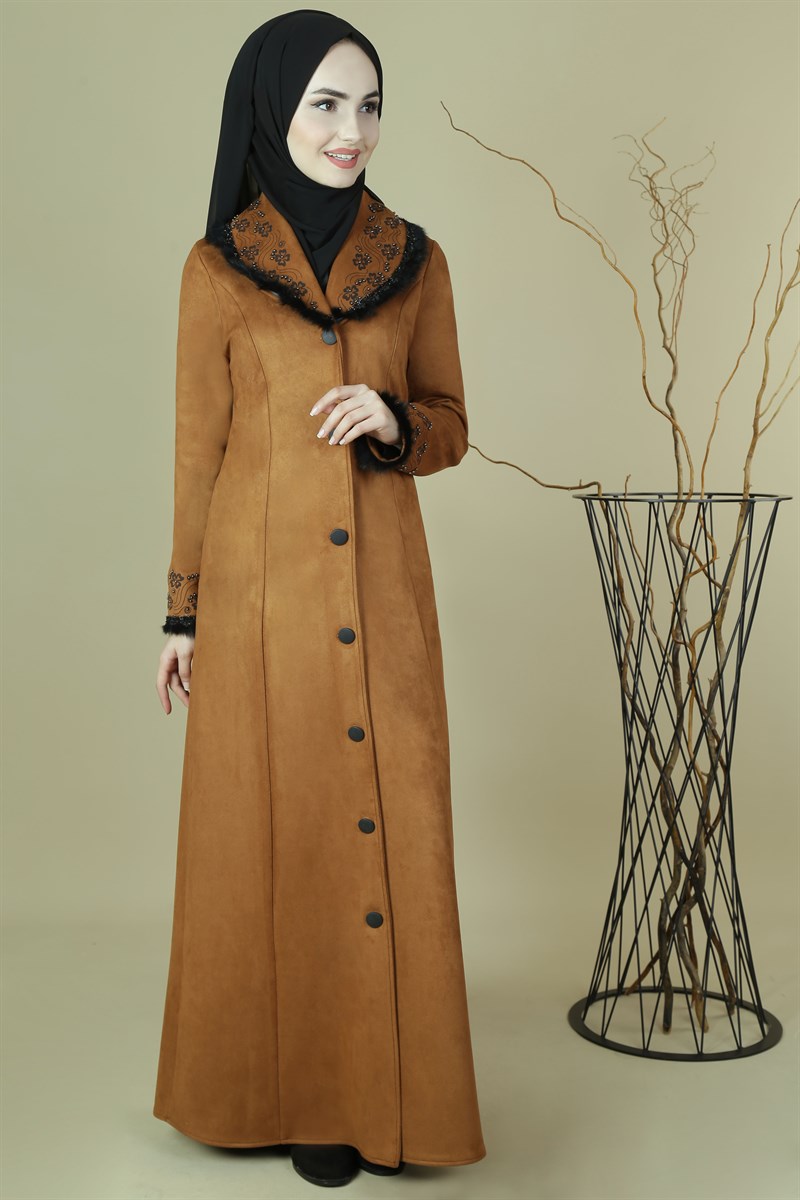 3531 Şerit Kürklü Taba Ferace