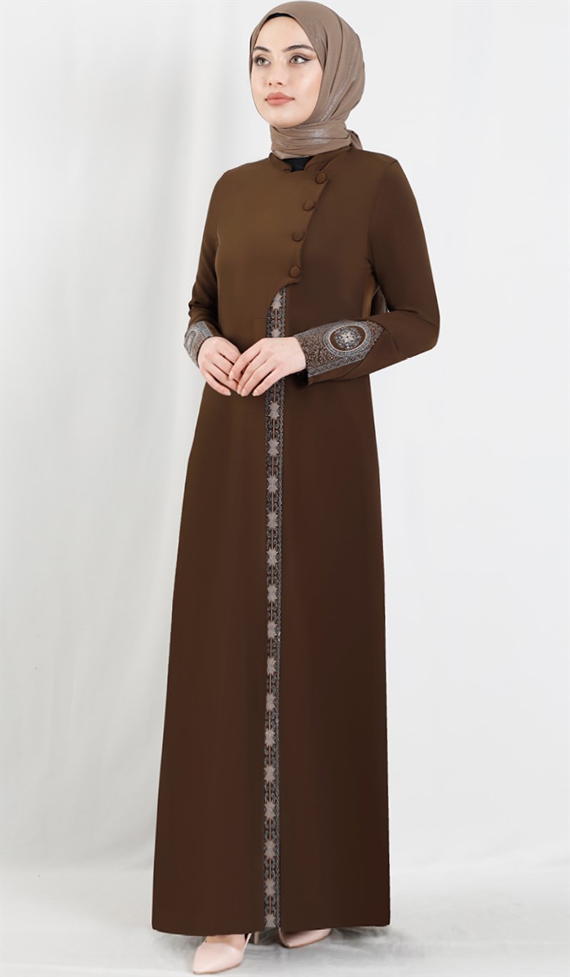 Sleeve Embroidered Abaya