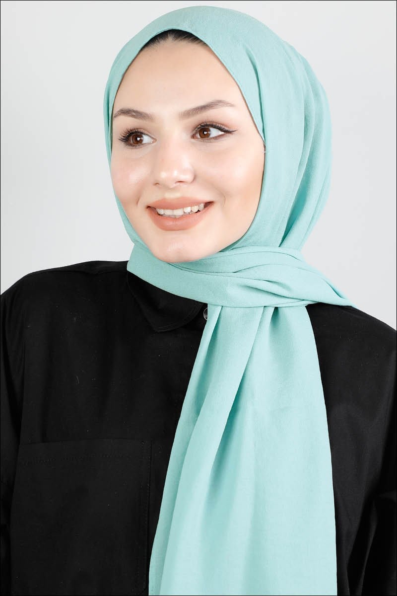 9898 Jazz Açık Turkuaz Şal