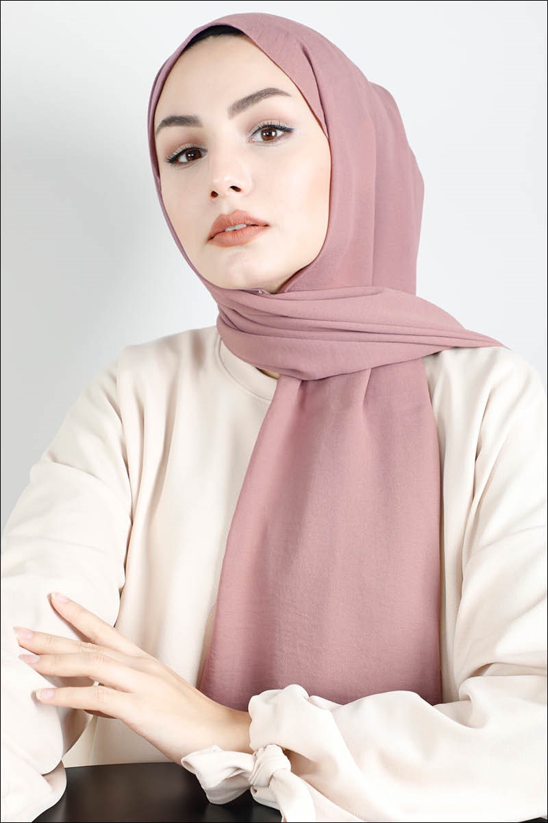 9898 Jazz Soft Gül Kurusu Şal
