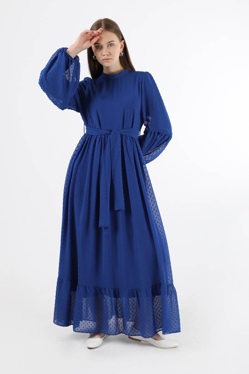 Avril Şifon Elbise Saks