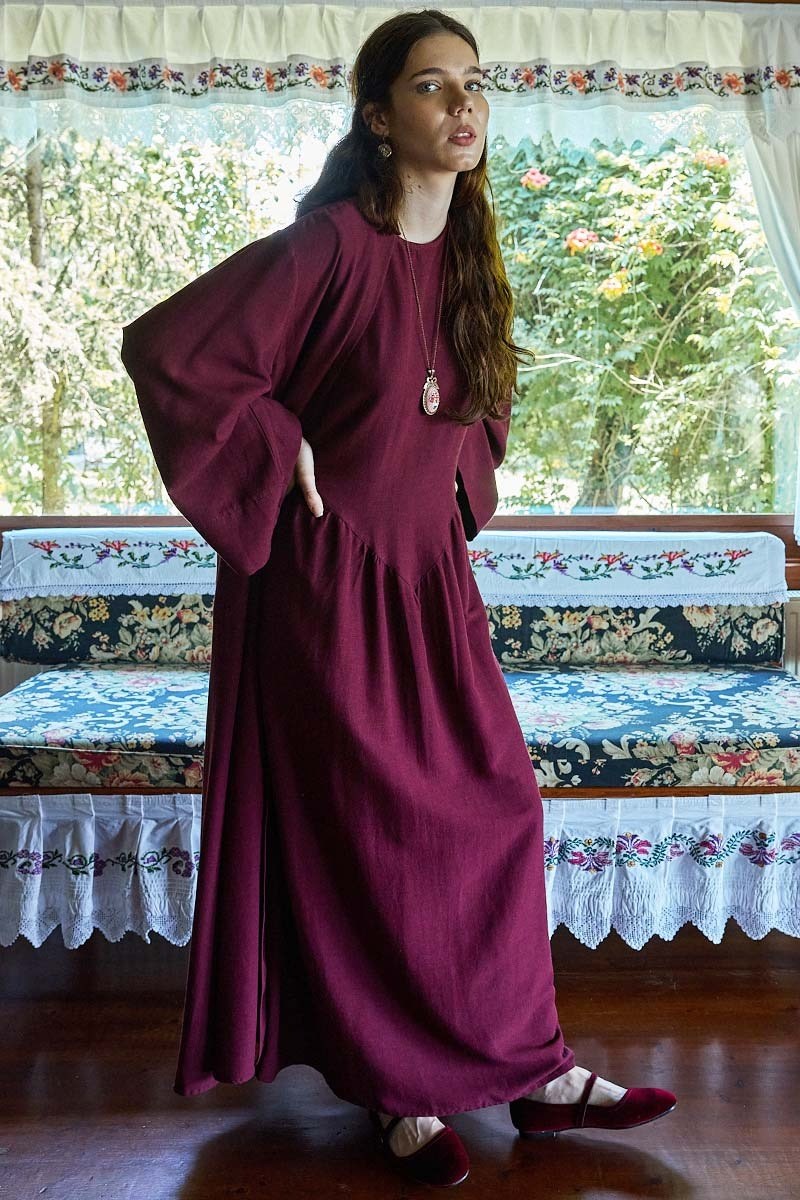 Belden Bağlamalı Abaya