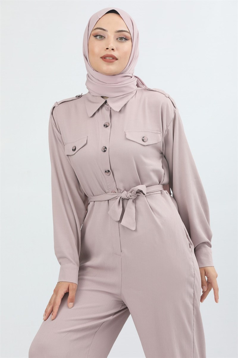 Belted Sports Overalls Powder