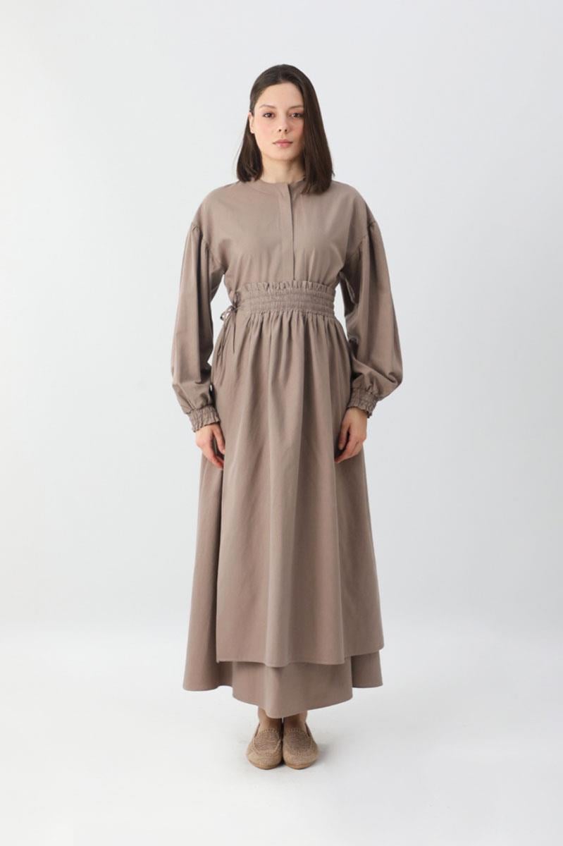 Çağıl Elbise Vizon