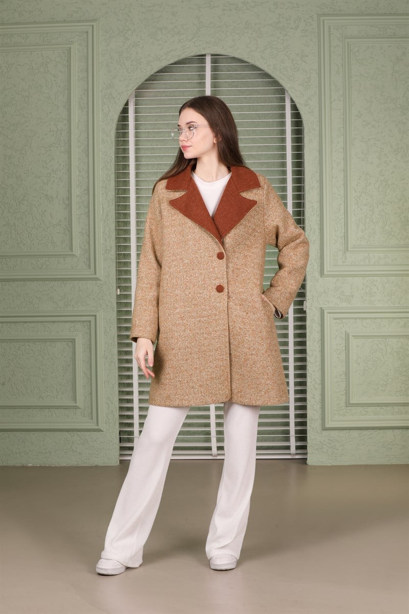 Chanel Garnili Kaşe Ceket Camel