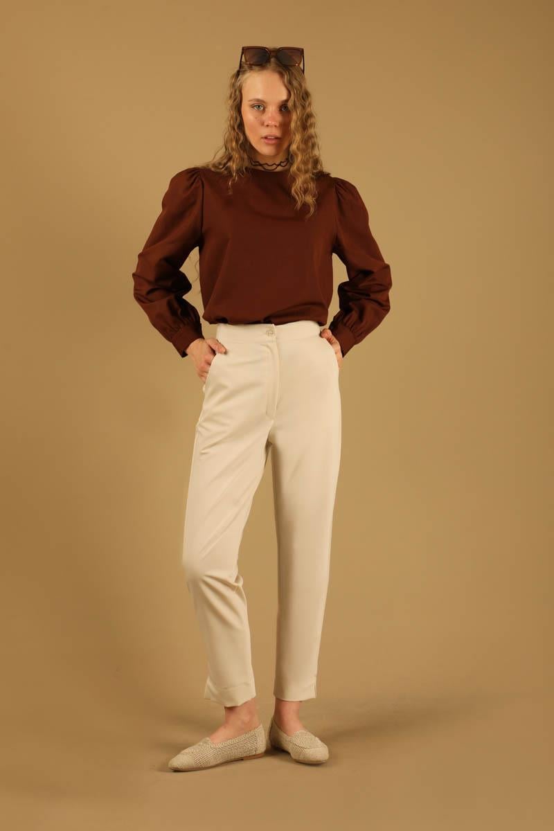 Cigarette Pantolon Krem