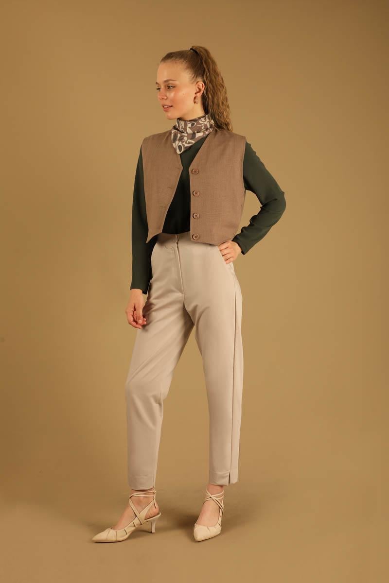 Cigarette Pantolon Taş