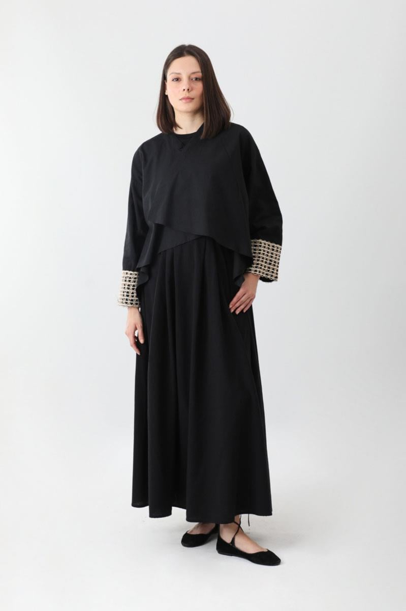 Dora Kimono Takım Siyah