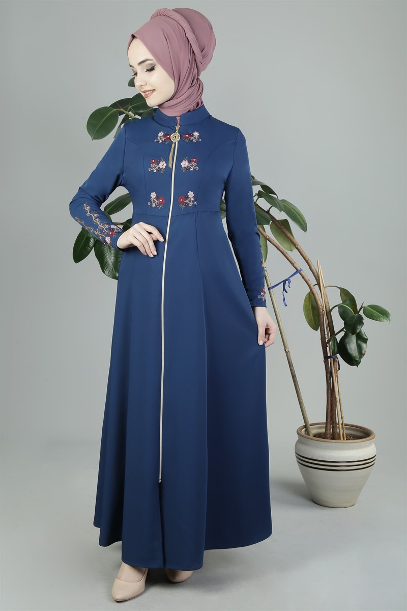 Elfin Desenli İndigo Ferace