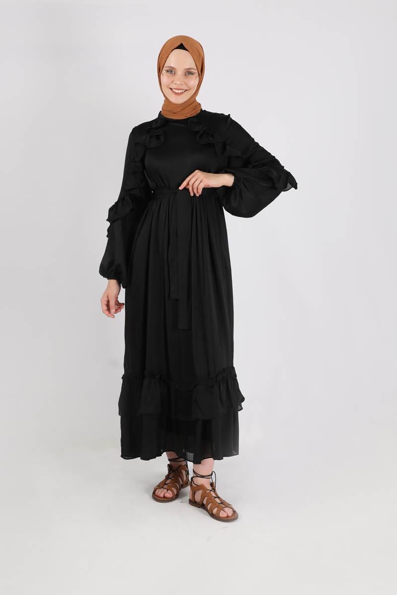 Faba Abiye Elbise Siyah