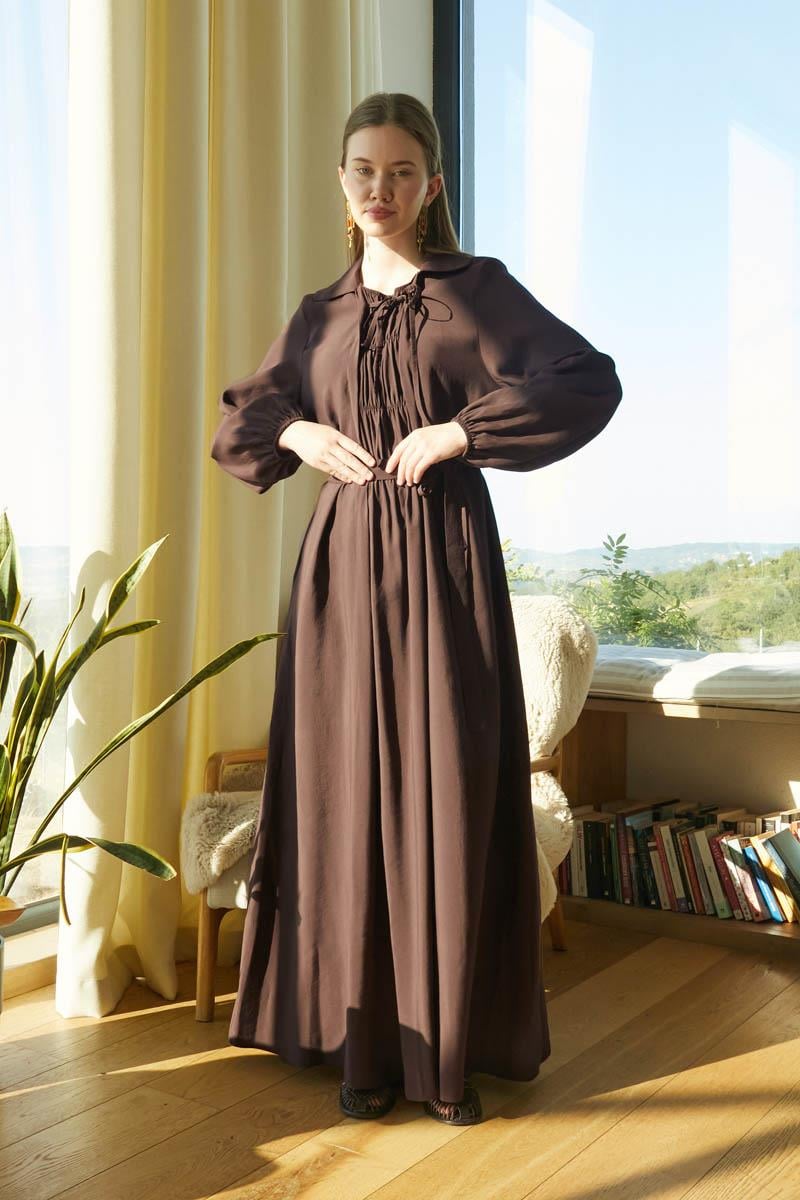 Fulya Elbise Kahverengi