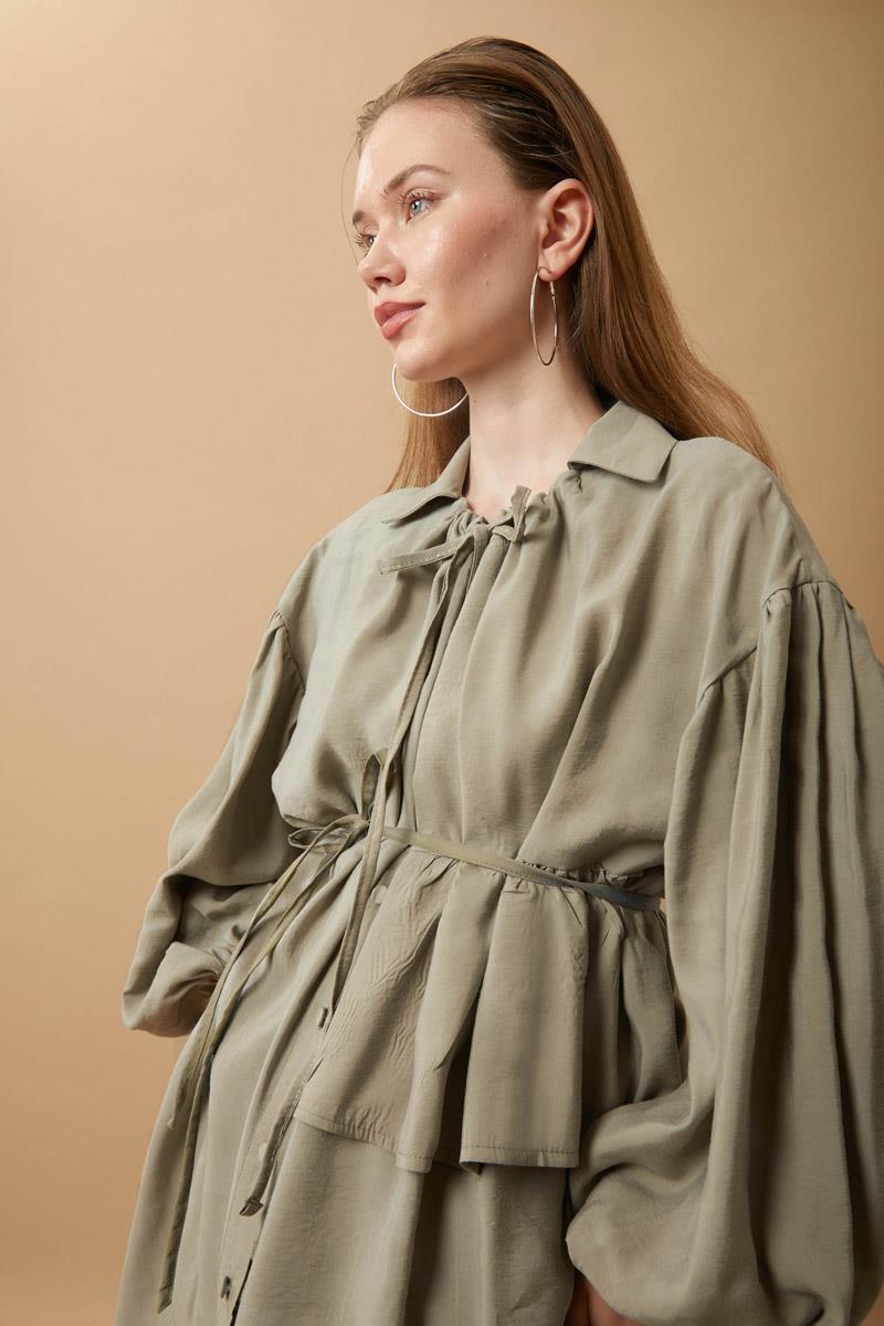 Günce Modal Gömlek Açık Yeşil