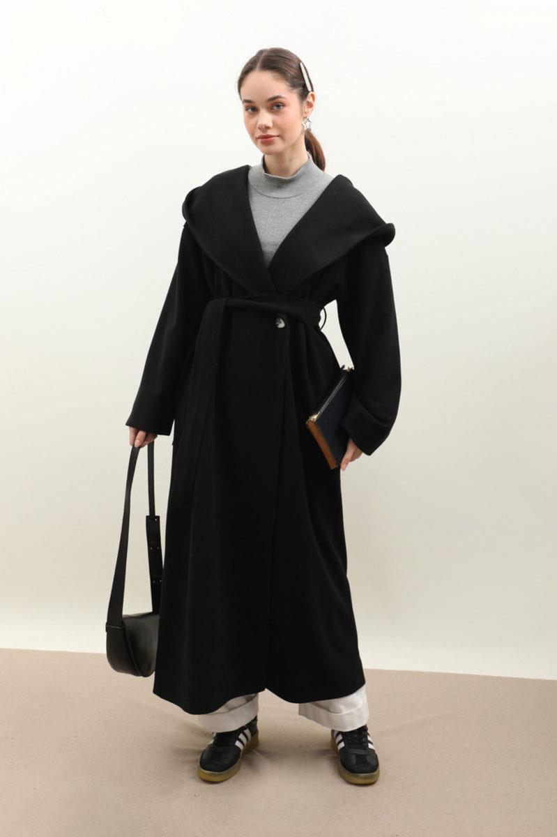 LIDNM（リドム）の「Super 140s SHAWL COLLAR CAPE COAT