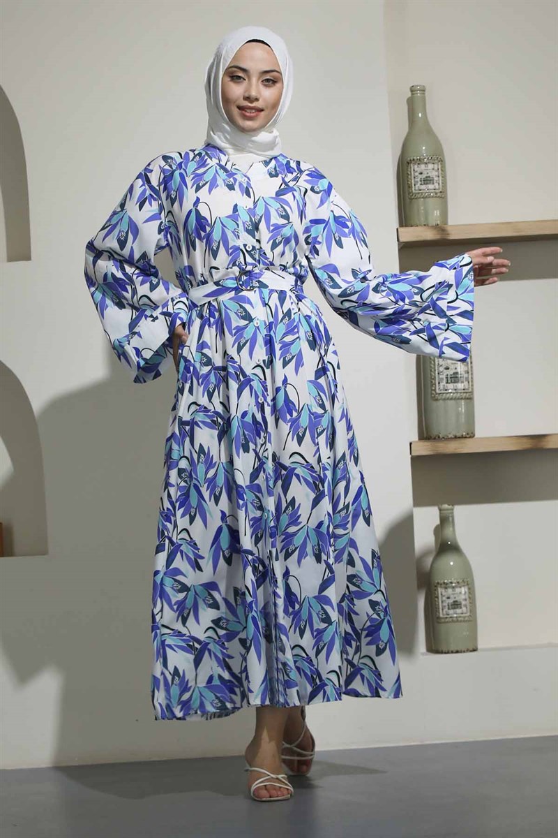 Kimono Dress Blue
