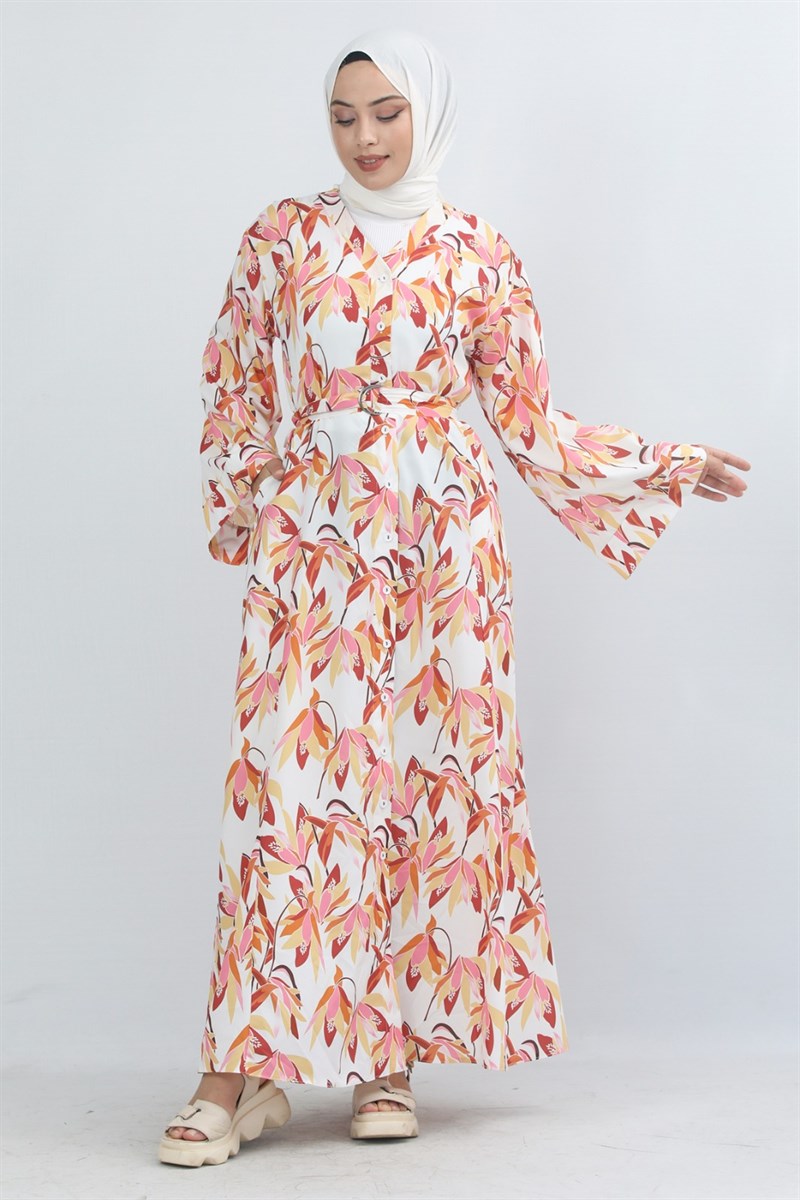 Kimono Dress Salmon