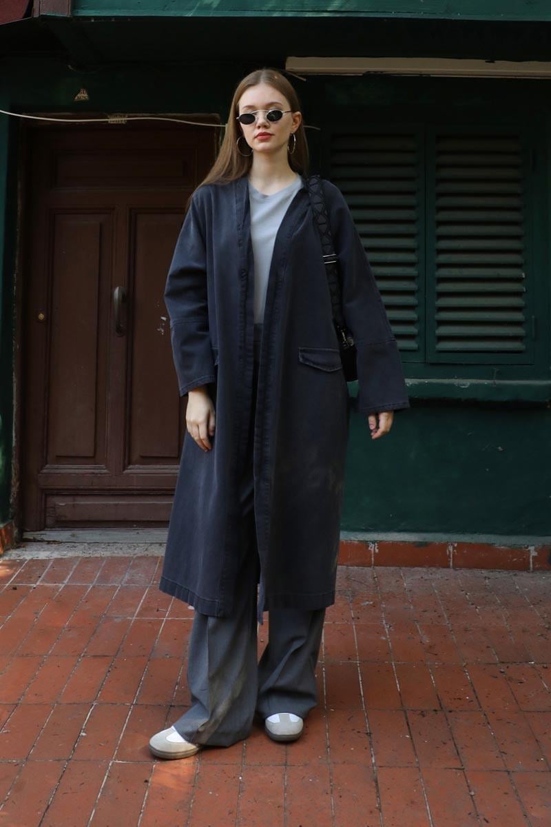 Klasik Denim Kap Siyah