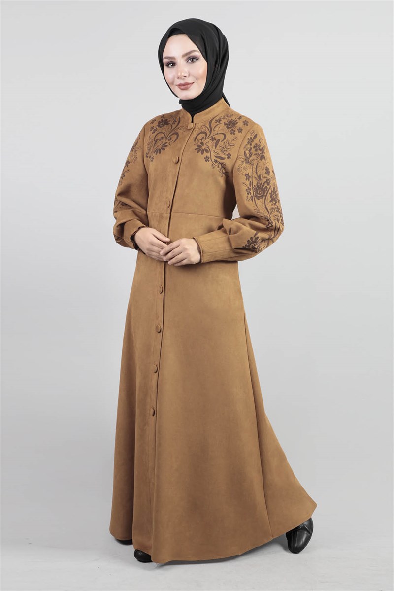 Kolu Pileli Süet Taba