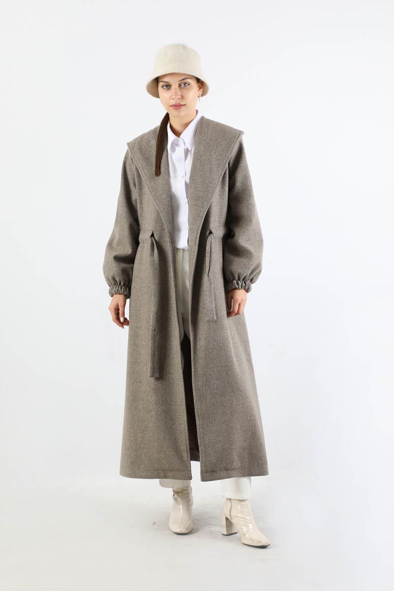 Maria Long Cachet Coat Earthenware