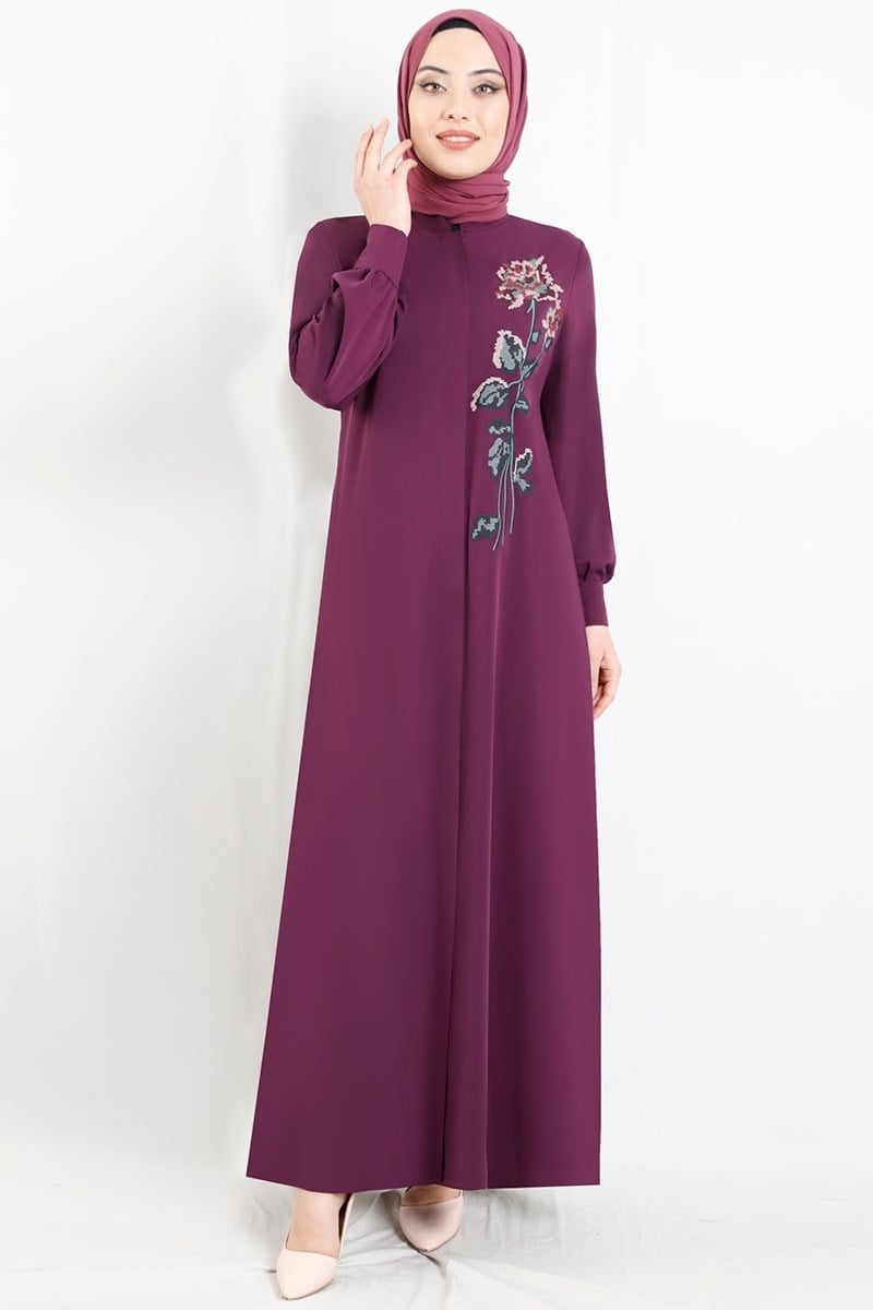 Nakış İşlemeli Ferace