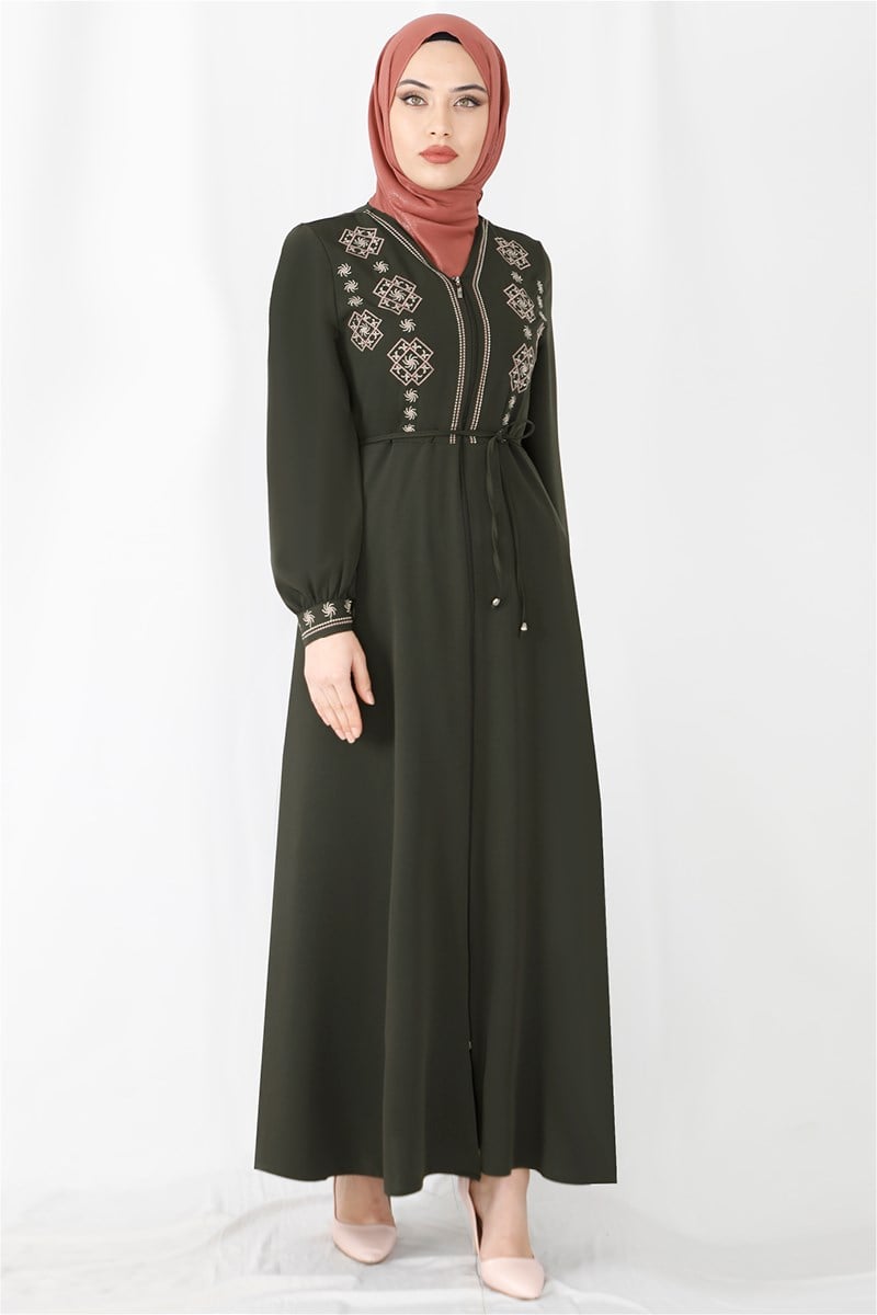 Nakışlı Ferace Haki