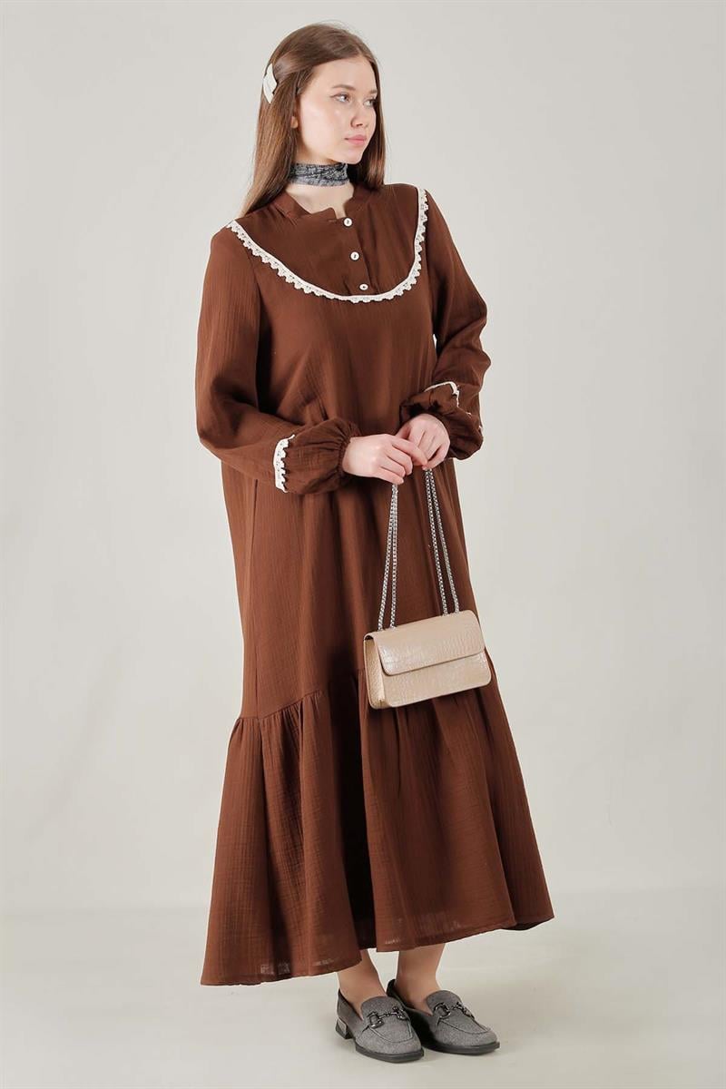 Otantik Elbise Kahve