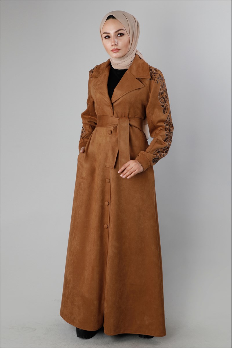 Parlak Süet Ferace Taba