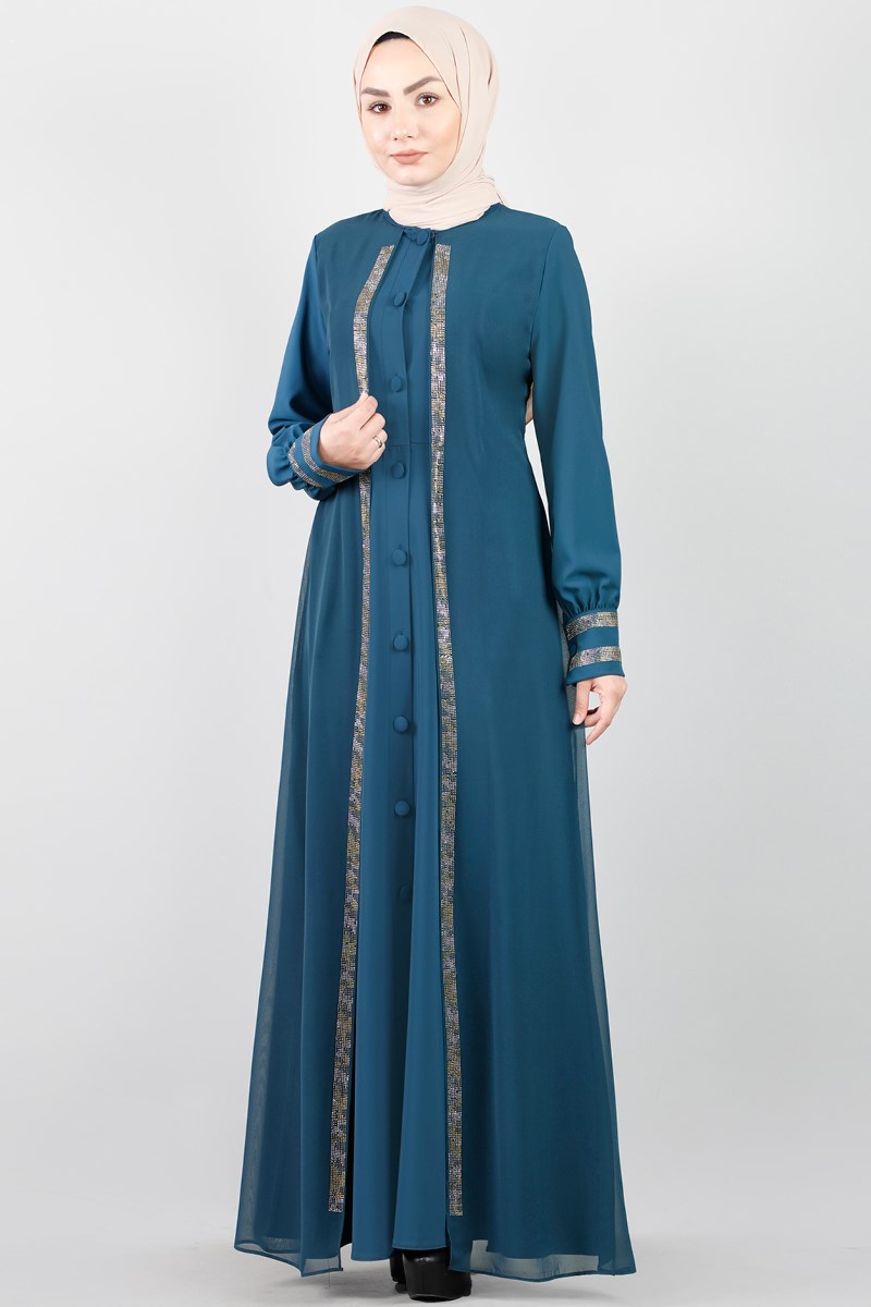 Şerit Taşlı Petrol Ferace