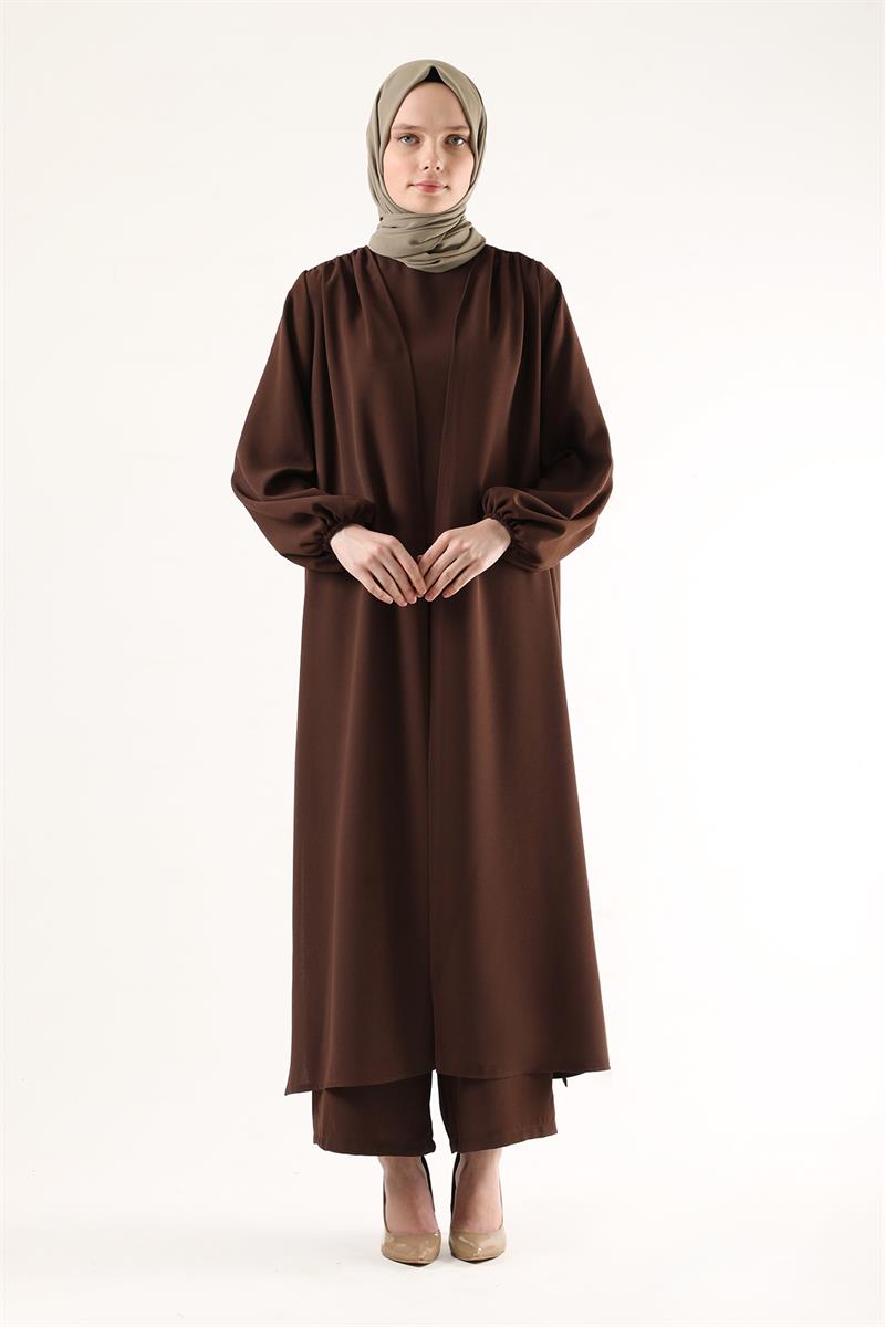 Soft Kimono Takım Kahve