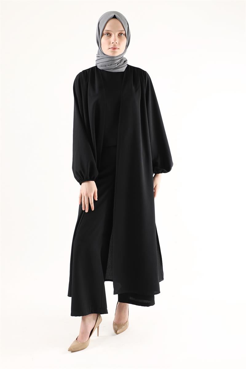 Soft Kimono Takım Siyah